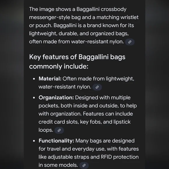 Baggallini Green and Black Messenger Bag - Picture 15 of 16